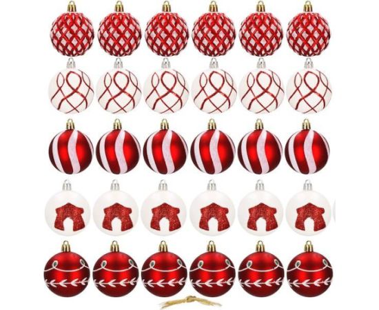 Елочные шары Springos CA0866 6см 30 шт.