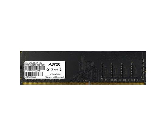 AFOX DDR4 8G 2400 UDIMM memory module 8 GB 1 x 8 GB 2400 MHz RAM Operatīvā atmiņa