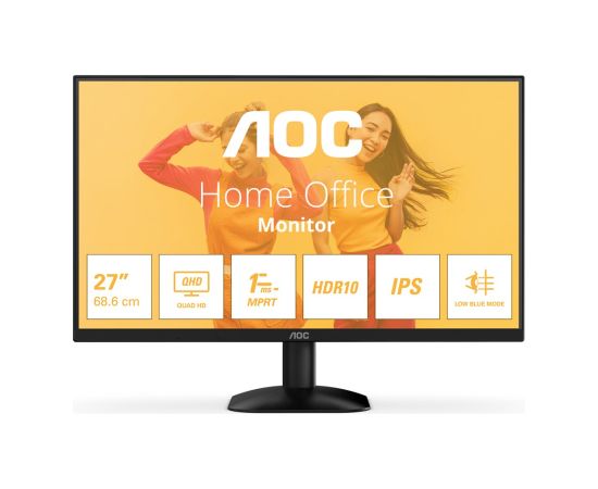 AOC B3 Q27B35E computer monitor 68.6 cm (27") 2560 x 1440 pixels Quad HD LED Black