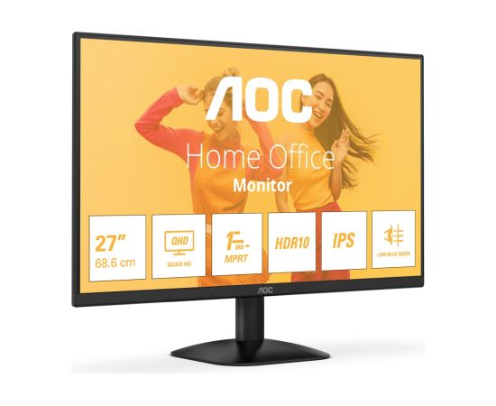 AOC B3 Q27B35E computer monitor 68.6 cm (27") 2560 x 1440 pixels Quad HD LED Black