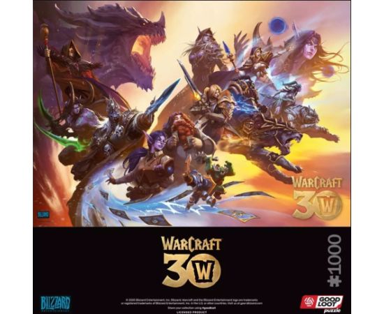 Cenega Publishing Puzzle Good Loot Gaming - World of Warcraft: Warcraft 30th Anniversary 1000 pc(s)