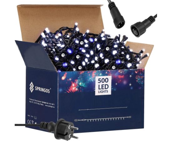 Springos CL0529 Рождественская ёлочная гирлянда FLASH 500 LED