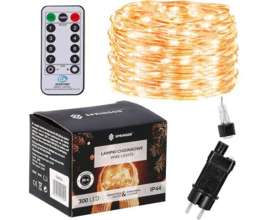 Ziemassvētku lampiņas Springos CL0312 300 Led