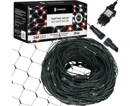 Рождественские гирлянды Springos CL4014 160 Led 2х2,6 м