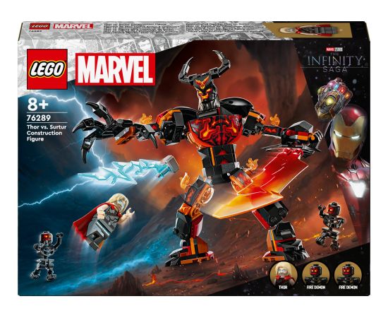 LEGO Marvel Thor kontra figurka konstrukcyjna Surtura (76289)