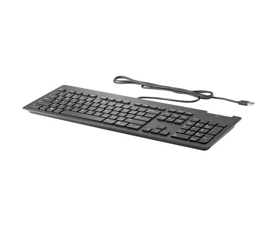 HP Slim v2 USB Wired Keyboard - Smartcard - Black - ESTONIAN / A71J9AA#ARK