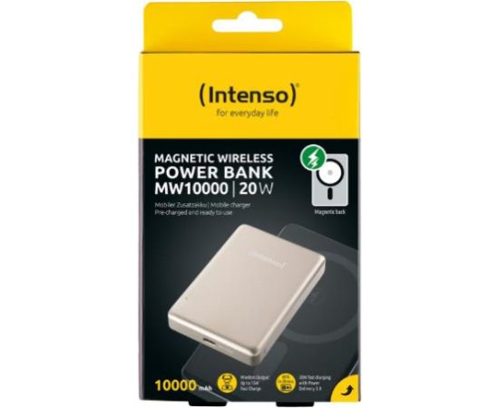 POWER BANK USB 10000MAH MAG/CHAMPAGNE 7344031 INTENSO