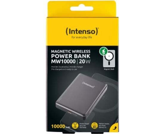 POWER BANK USB 10000MAH MAG/GREY 7344034 INTENSO