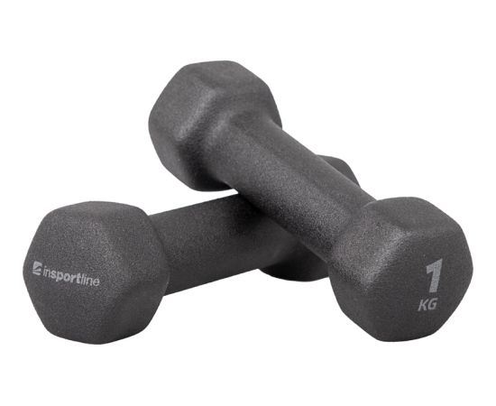 Neoprēna hanteles inSPORTline ON-X Renbell 2 x 1 kg