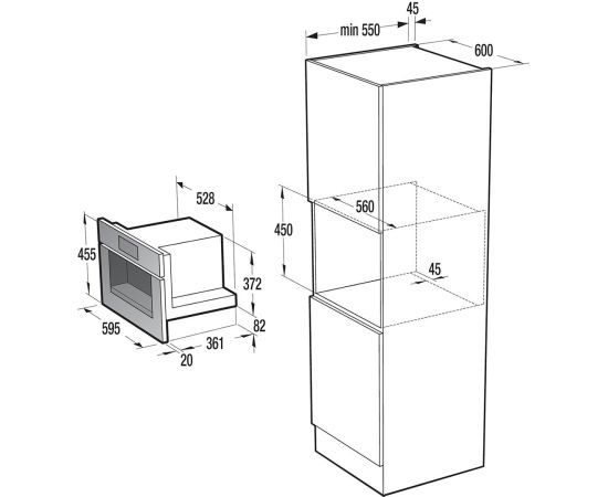 Hisense CM4340DBG Iebūvējams kafijas automāts
