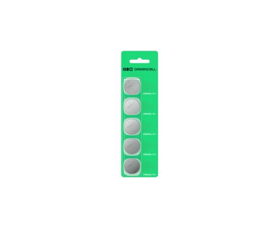 Baterijas Green Cell Blister 5x Lithium Battery CR2032