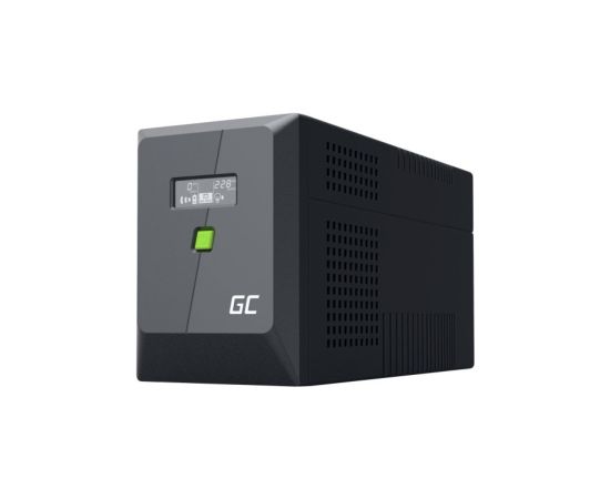 Nepārtrauktas barošanas bloks Green Cell PowerProof LCD UPS 1500VA 900W USB 4x Schuko + IEC