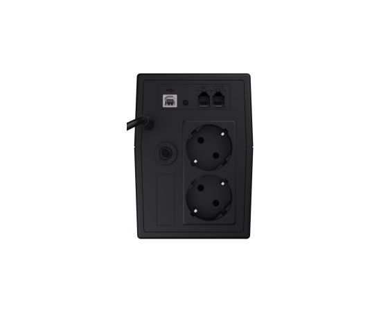 Nepārtrauktas barošanas bloks Green Cell PowerProof LCD UPS 850VA 480W 2x Schuko