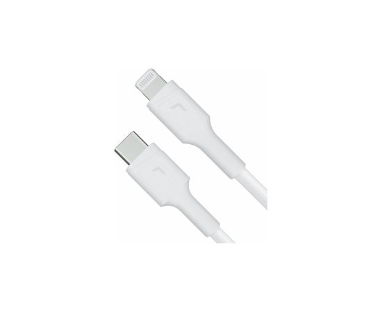 Kabelis Green Cell Lightning Male – USB Type-C Male 1m MFi Fast Charging White