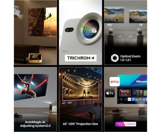 PROJEKTOR HISENSE M2PRO LASER 4K