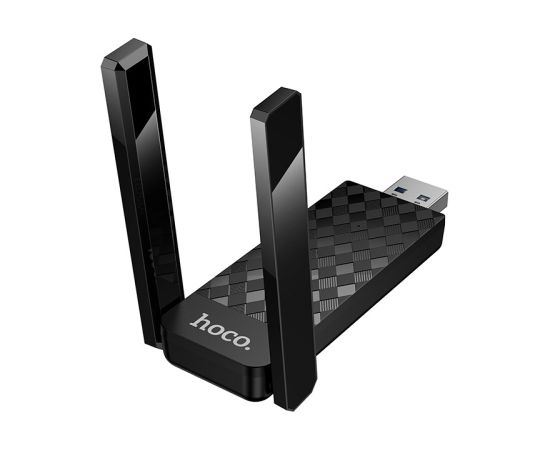 USB Wi-Fi адаптер Hoco HI34 Wi-Fi6 черный