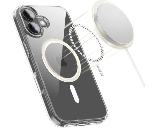 Case Tech-Protect Flexair Hybrid MagSafe Apple iPhone 17 clear