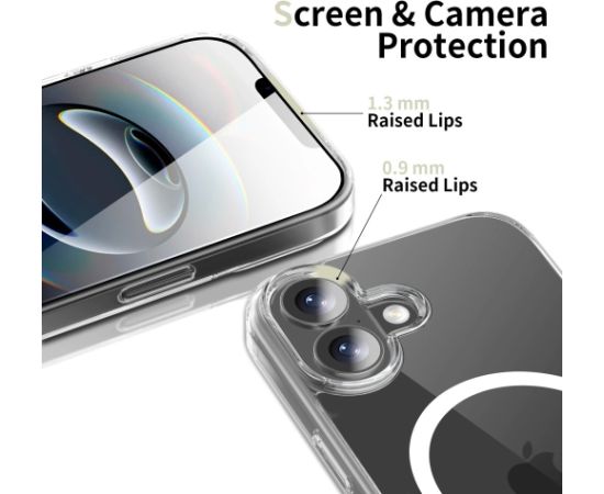 Case Tech-Protect Flexair Hybrid MagSafe Apple iPhone 17 clear
