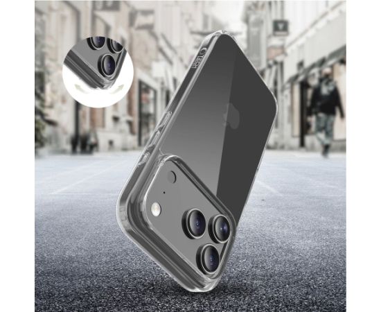 Case Tech-Protect Flexair Hybrid Apple iPhone 17 Pro clear
