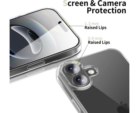 Case Tech-Protect Flexair Hybrid Apple iPhone 17 clear