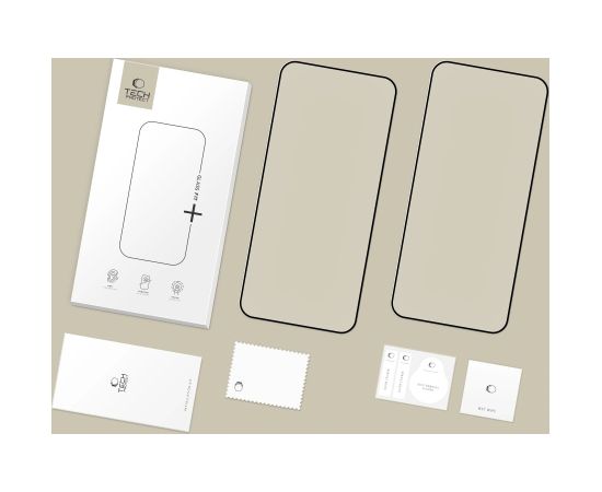 Tempered glass Tech-Protect Glass Fit+ 2-Pack Xiaomi Redmi 15C 4G black