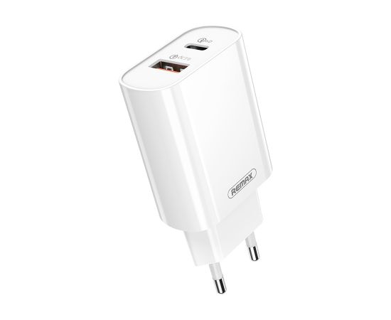 Charger Remax RP-U37 20W USB-C/USB-A white