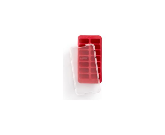 Brabantia LEKUE ledus kubiņu veidne taisnstūra ar vāciņu, red - 882388
