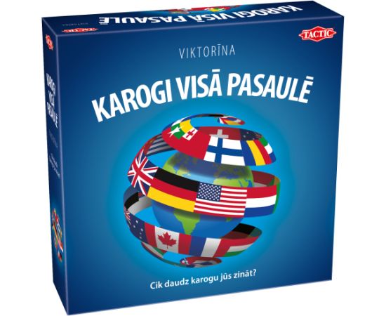 TACTIC настольная игра – ФЛАГИ МИРА, на латышском яз.
