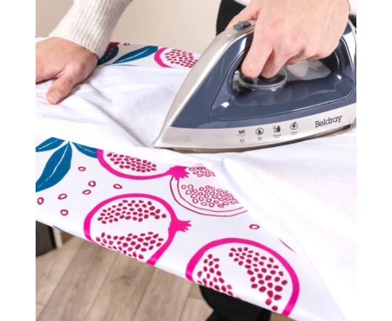 Beldray LA031282POM2FEU7 Easy Glide Ironing Board - Pomegranate Printt122X 38 CM