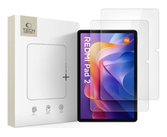 Tech-Protect Xiaomi  REDMI PAD 2 / SE 11.0 CLEAR GLASS FIT+ 2-PACK Clear