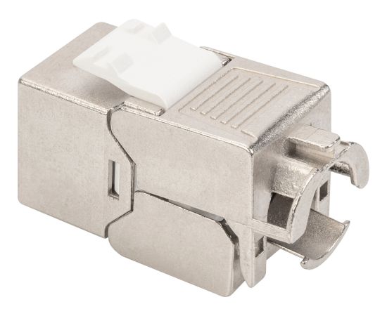 Digitus Keystone module Cat.6a (silver/white, shielded, 24 pieces)