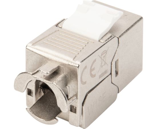 Digitus Keystone module Cat.6a (silver/white, shielded, 24 pieces)