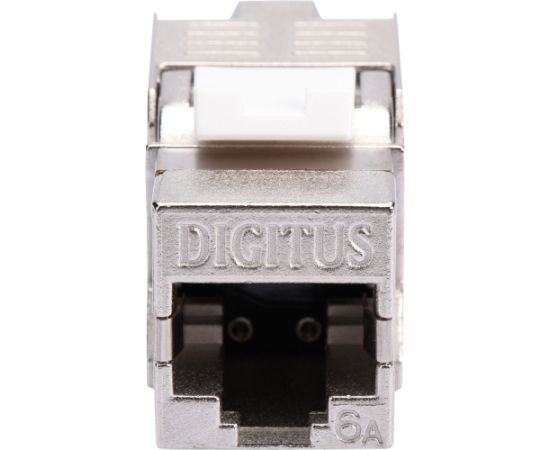 Digitus Keystone module Cat.6a (silver/white, shielded, 24 pieces)