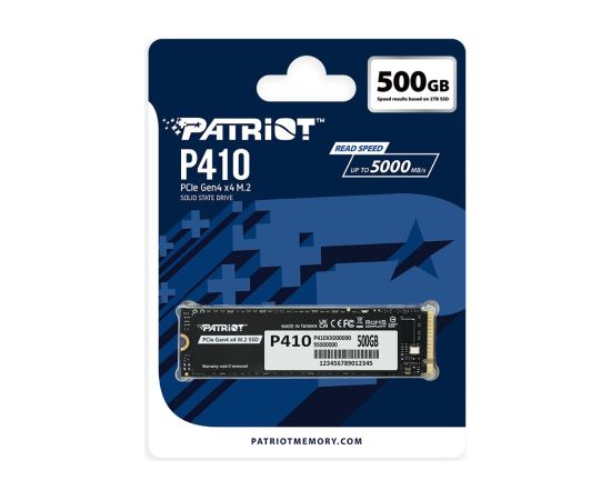 SSD Patriot Viper P410 M.2 PCI-Ex4 NVMe 1.4 500GB
