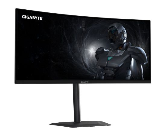 GIGABYTE G34WQC2 34” WQHD Curved Gaming Monitor - 3440 x 1440, 1500R, 200Hz, 1ms, 450 cd/m2, AMD FreeSync Premium, DisplayHDR 400, HDMI 2.0, Displayport 1.4