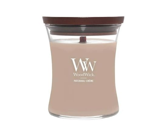 Woodwick Patchouli Créme Váza ( krém z pačuli ) - Vonná svíčka 275.0g