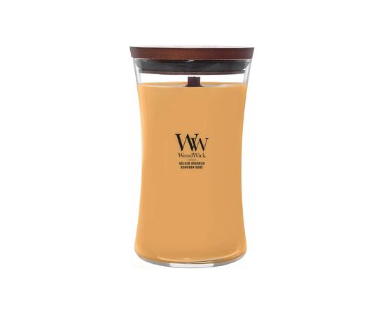 Woodwick Golden Bourbon Váza ( zlatý bourbon ) - Vonná svíčka 609.5g
