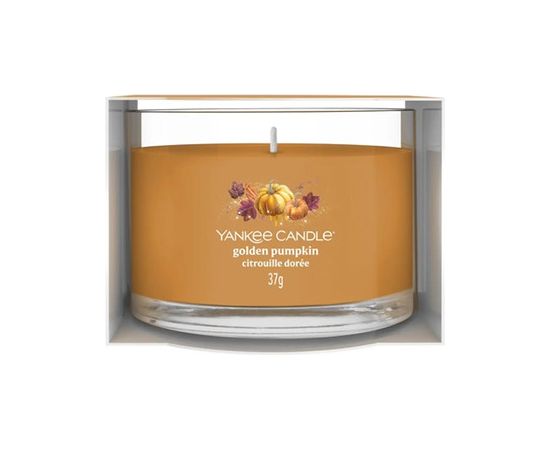 Yankee Candle Pumpkin Cinnamon Swirl ( dýňovo-skořicový šnek ) - Votivní svíčka ve skle 37.0g