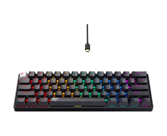 Havit KB903L wired mechanical / gaming RGB keyboard (black)