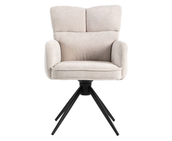 Chair LORENA swivel, white
