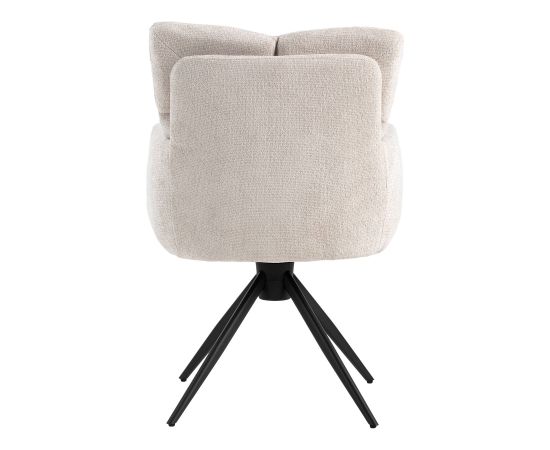 Chair LORENA swivel, white