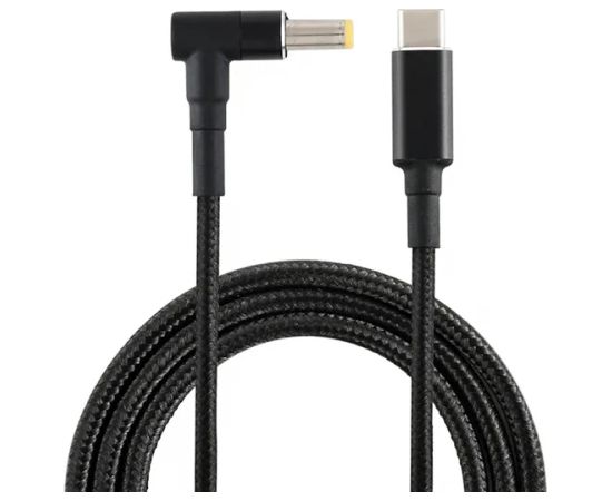 Кабель для зарядки ноутбука Fusion USB-C для Lenovo 4,0 x 1,7 мм | 18,5 В-20 В | 100 Вт | 1,8m