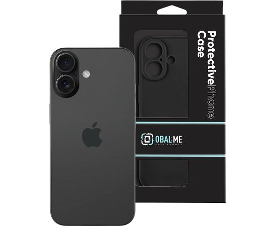OBAL:ME Матовый TPU чехол для Apple iPhone 17 черный