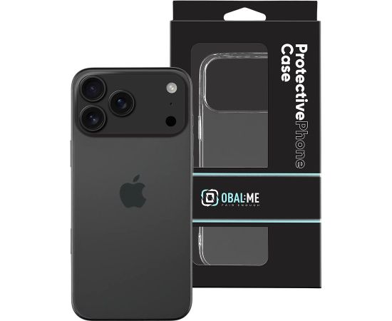 OBAL:ME TPU maciņš priekš Apple iPhone 17 Pro Max caurspīdīgs