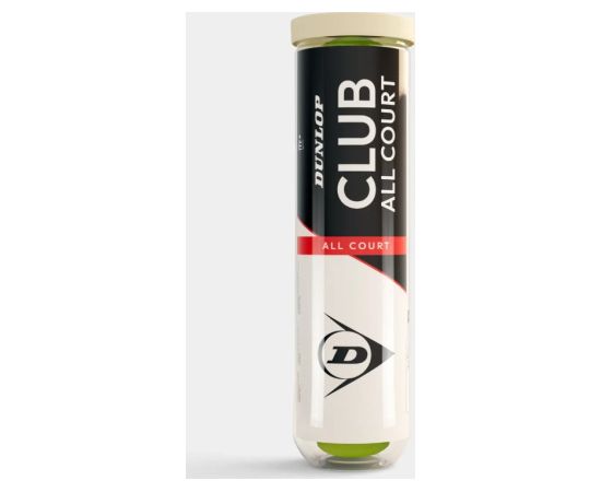 Tennis balls DUNLOP CLUB ALL COURT Entry 4-tube ITF