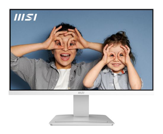 LCD Monitor MSI PRO MP2412W 23.8" Business Panel VA 1920x1080 16:9 100 Hz 1 ms Colour White PROMP2412W
