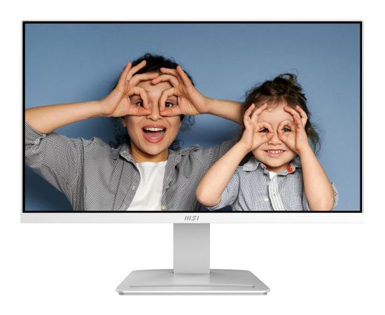 LCD Monitor MSI PRO MP2412W 23.8" Business Panel VA 1920x1080 16:9 100 Hz 1 ms Colour White PROMP2412W