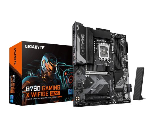 Mainboard GIGABYTE Intel B760 Express LGA1700 ATX Memory DDR5 B760GXWF6EGEN5