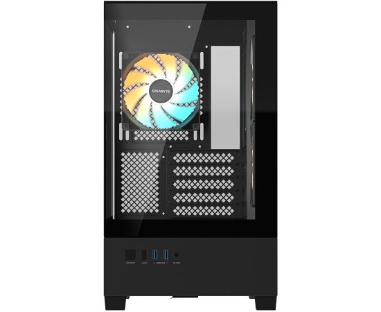 Case GIGABYTE C201 PANORAMIC MidiTower Case product features Rackmountable/Removeable HDD basket/Transparent panel Not included MicroATX MiniITX Colour Black GB-C201P