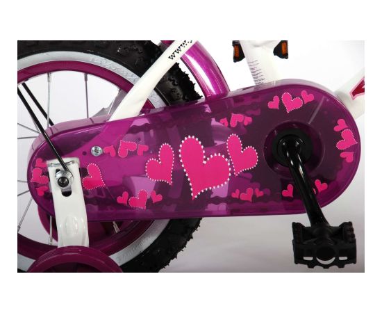 Детский велосипед 14 дюймов Volare Heart Cruiser (СОБРАН) (ручной+ножной тормоза) (3-4,5 лет) VOL61209SAL